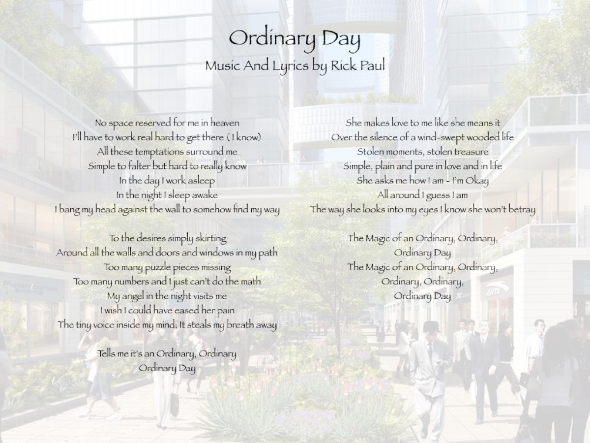 Ordinary Day 1